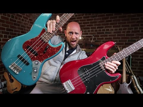 Jazz Bass Vs Precision Bass - can YOU tell the difference?!