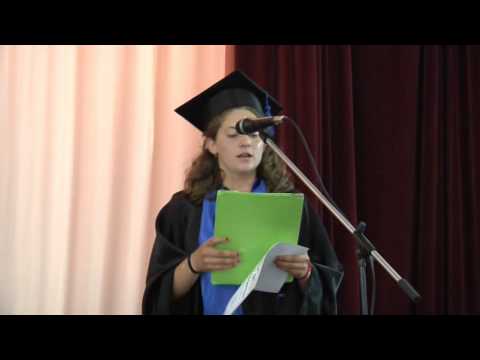 Cursul festiv de absolvire al clasei a XII-a.Promotia 2014.Liceul Tehnologic ,,Al.I.Cuza''Panciu.