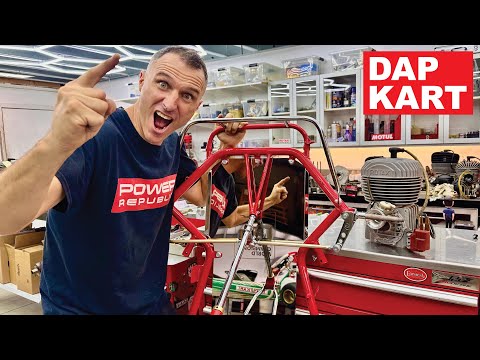 Vintage DAP Kart Restoration Project Episode 4: New Chrome - POWER REPUBLIC