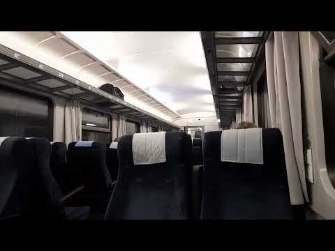 Trains in Bulgaria | BDZ interior - Ride Vidin to Sofia | Skoda Class 45 with refurbished wagons