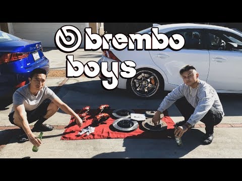 BREMBO BIG BRAKE KIT on Lexus IS