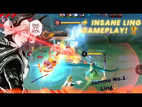 ⚡ INSANE Ling Gameplay! 🏆 Unstoppable Speed🔱 #mobilelegends #mlbb #gaming #ling #gameplay