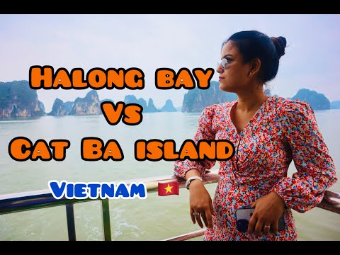 HA LONG BAY or CAT BA ISLAND?:[10 Point Comparisons] #viralvideo #travel #halongbay #catbaisland