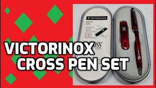 Victorinox Swiss Army Knife and Cross Ballpoint Pen Gift Set Unboxing and Review