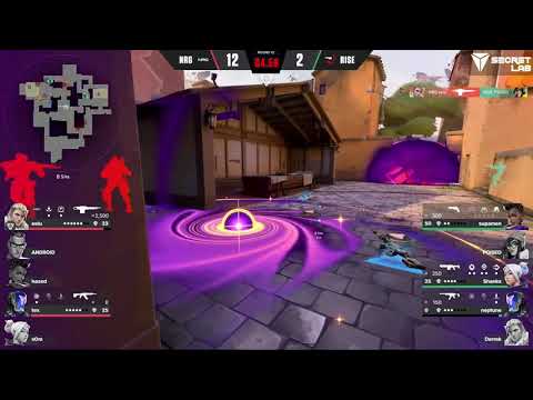 RISE Supamen didn't see one Enemy but WON the ROUND | RISE vs NRG