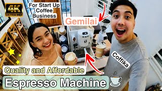 Best Espresso Machine for Start Up COFFEE SHOP ." Gemilai"Quality and Affordable Brand #coffeeshop