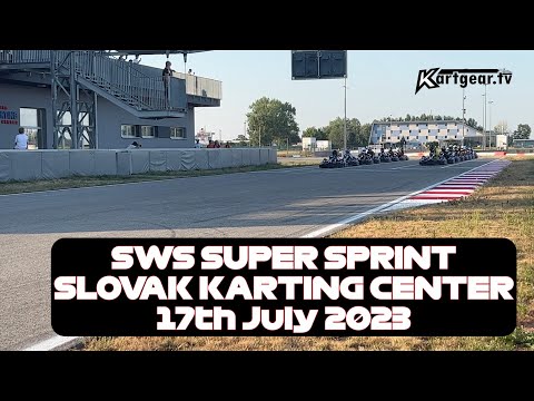 SWS super sprint 17-July-2023 Slovak Karting Center full race unedited 16 min HD