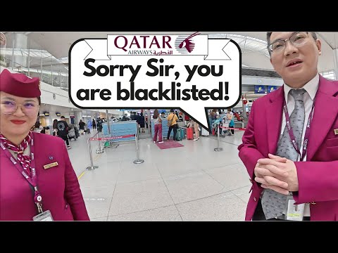 Still BANNED by QATAR AIRWAYS? Let's fly them and see what HAPPENS!