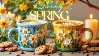 Happy Jazz & Spring Cafe Vibes - Smooth Bossa Coffee for a Relaxing Morning Coffee Jazz ~