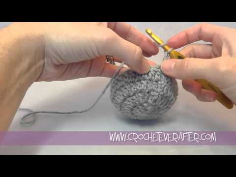 Double Crochet Tutorial #8: DC Decrease in the Round