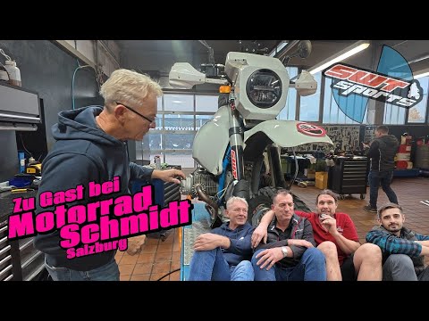Motorrad-Technik beim BMW Händler in Salzburg 🧰 | SWT Sports holt das Bike für die Kosovo-Tour ab