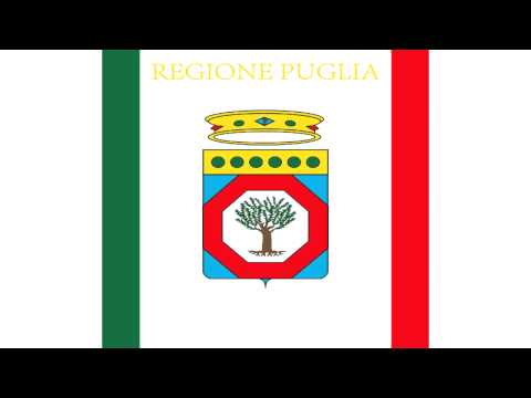 Bandera e Himno de Apulia (Italia) - Flag and Anthem of Puglia (Italy)