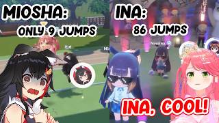 Miko and Fubuki Are Surprised by How Good Ina Is... and How Bad Mio Is