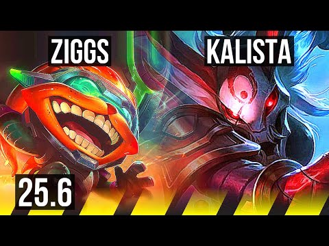 ZIGGS & Janna vs KALISTA & Alistar (ADC) | EUW Diamond | 25.6