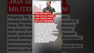 Download lagu BRIGJEN WAHYU YUDHAYANA RESMI JADI SEKRETARIS MILITER PRESIDEN! mp3 Download lagu BRIGJEN WAHYU YUDHAYANA RESMI JADI SEKRETARIS MILITER PRESIDEN! mp3