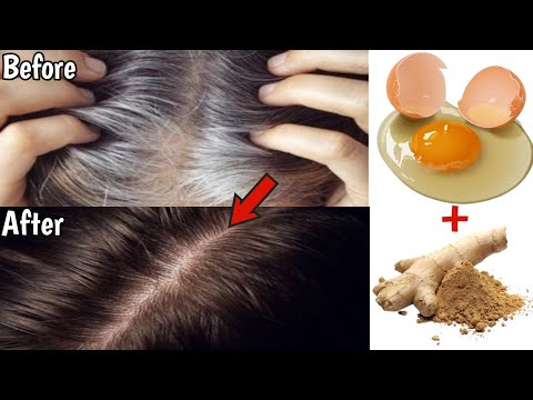 Treating graying hair permanently and forever with proven and successful natural ingredients 💯