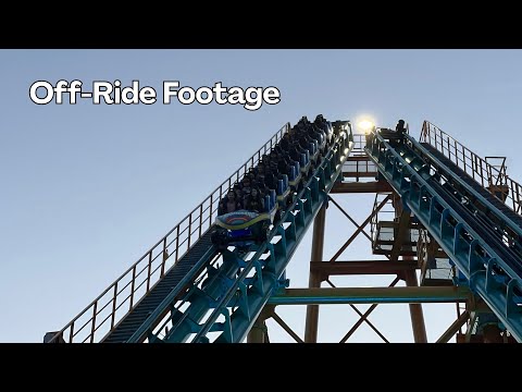 Off-ride footage of a Boomerang train