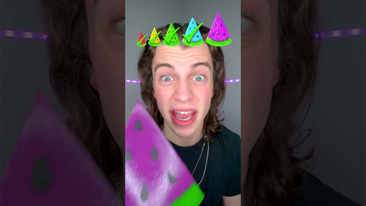 Small, Big, Giant Rainbow Watermelon!? 🤤