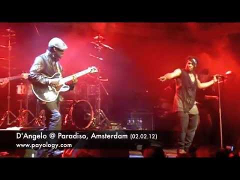 D'Angelo @ Paradiso, Amsterdam 02.02.12 (show compilation)