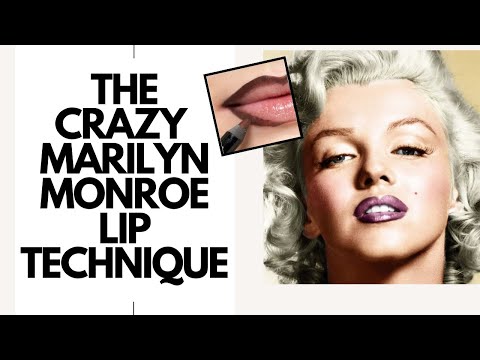 The Crazy Marilyn Monroe Lip Technique👄| Nikol Johnson