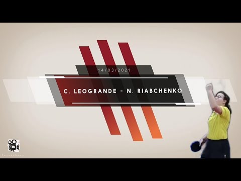 C. Leogrande - N. Riabchenko  || Serie A2 - 14/03/2021 || Ennio Cristofaro - P.G. Frassati