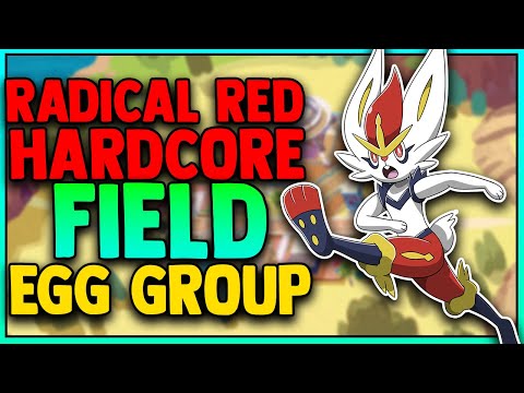 POKEMON RADICAL RED 4.1 HARDCORE MODE BUT I ONLY USE FIELD EGG GROUP