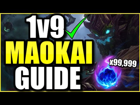 HOW TO MAOKAI SUPPORT 1V9 FOR BEGINNERS IN SEASON 11 | League of Legends