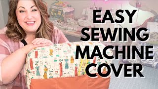Beginner Sewing Machine Cover Tutorial (With Pockets!) | Easy DIY Using a Moving Blanket
