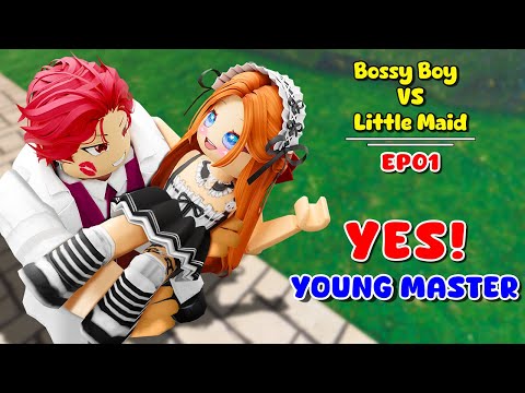 🍭Bossy Boy Vs Little Maid: Yes, Young Master!|✨Lila Cute Roblox✨