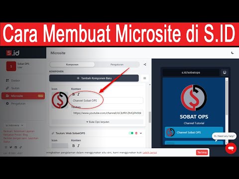 Microsite Tutorial - How to Create a Microsite on the S.id Site for Free
