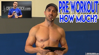 How Much PRE WORKOUT Should I Take? Q&A