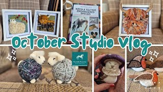STUDIO VLOG #47 - My own blends of wool, Patreon news, new tutorials & preparing for a large event!