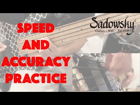[Bass] Sadowsky Metro: Speed and Accuracy Practice
