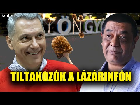 Roma aktivisták Lázár János gyöngyösi fórumán