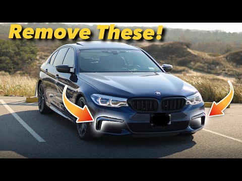 HOW TO: FRONT BUMPER AIR VENT COVER REMOVAL | G30 5 SERIES BMW