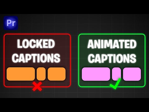 How To Animate Subtitles in Premiere Pro