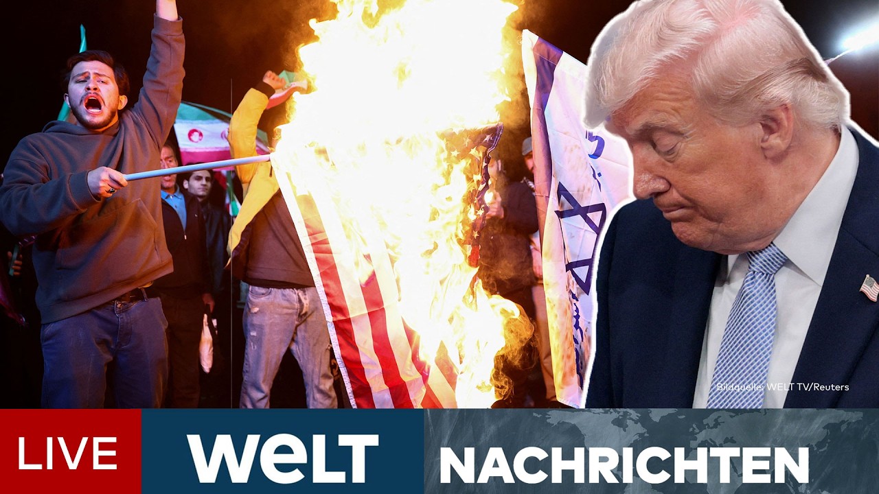 IRAN-KRIEG: Jubel in Teheran ‒ Beugt sich Trump dem 10-Punkte-Plan der Mullahs? | WELT Livestream