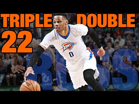 Russell Westbrook Triple Double #22 | Game Winning Shot!!! | 01.23.17