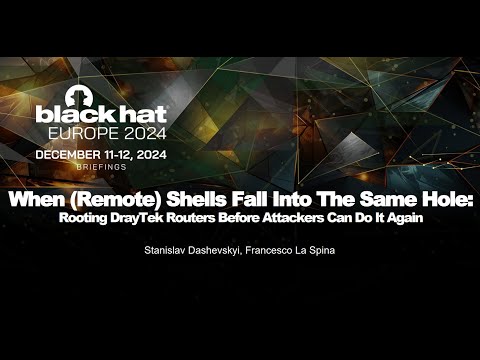 When (Remote) Shells Fall Into The Same Hole: Rooting DrayTek Routers Before Attackers Can