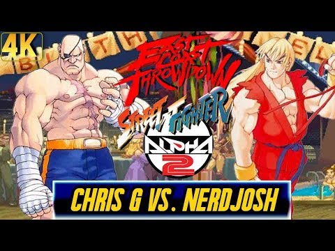Street Fighter Alpha 2 - ChrisG vs. NerdJosh @ ECT 2019 - [4k/60fps]