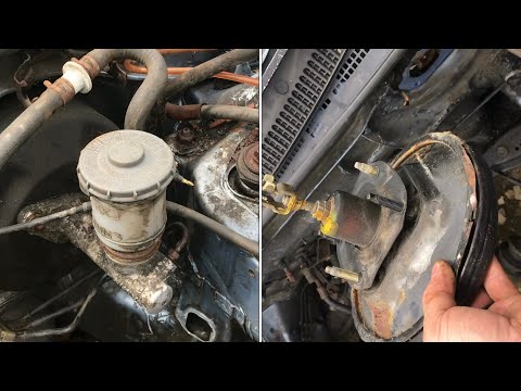 REMOVING “master cylinder” and “brake booster” (honda civic)