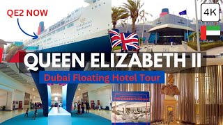 Inside the Iconic QE2 Dubai! The World’s FAMOUS Queen Elizabeth 2 Luxury FLOATING HOTEL (4K Tour)