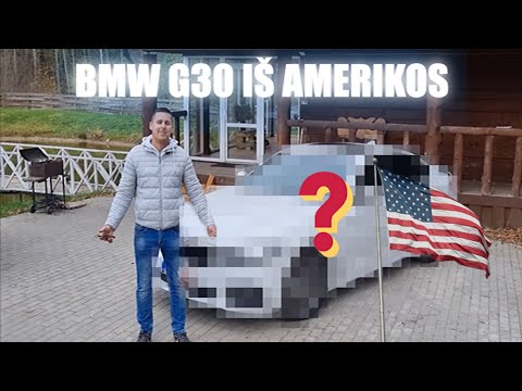 Kiek vargo ir pinigų kainavo BMW G30 iš JAV