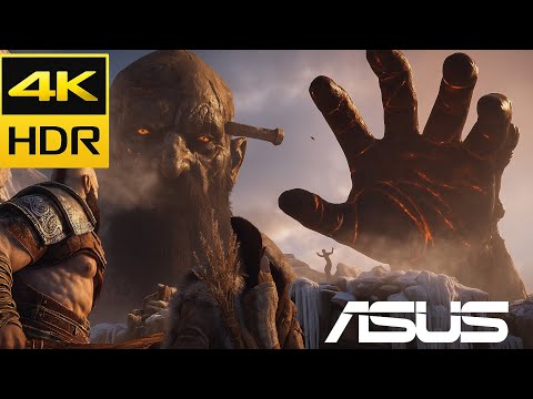 GOD OF WAR KRATOS VS BALDUR LAST FIGHT [4K HDR] 144 FPS