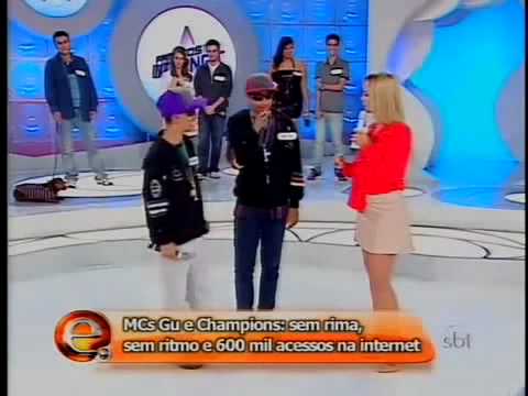 MC CHAMPIONS E MC GU DO VAZ DE LIMA PROGAMA DA ELIANA ♪♫