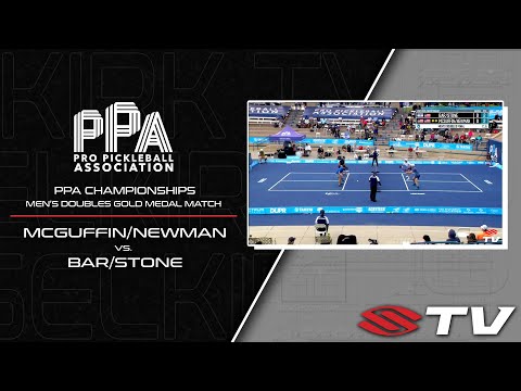 (5 GAME THRILLER) Pro Pickleball Association Match Recap - McGuffin/Newman vs.  Bar/Stone