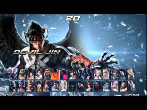 Tekken 7 Fated Retribution Character Select Screen