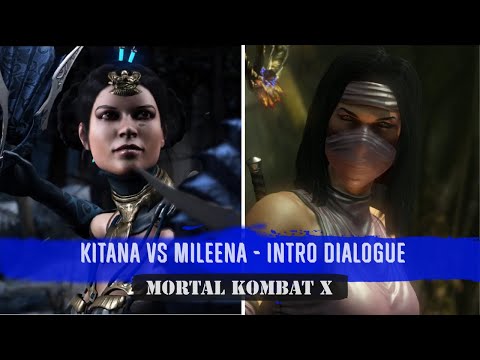 Kitana vs Mileena: Mortal Kombat X Intro Dialogue (Widescreen)