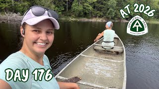 Aqua blazing in Maine Appalachian Trail Thru-hike 2026 day 176