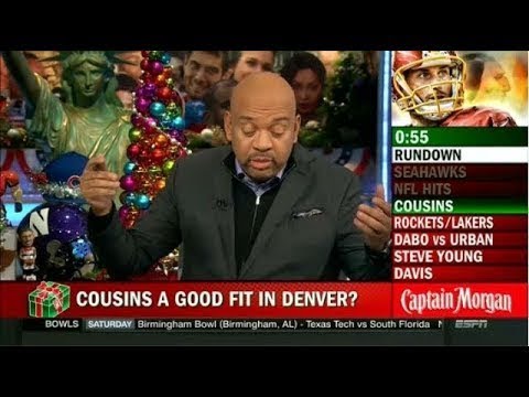 Pardon the Interruption 12/21/2017 - Cousins A Good Fit In Denver?